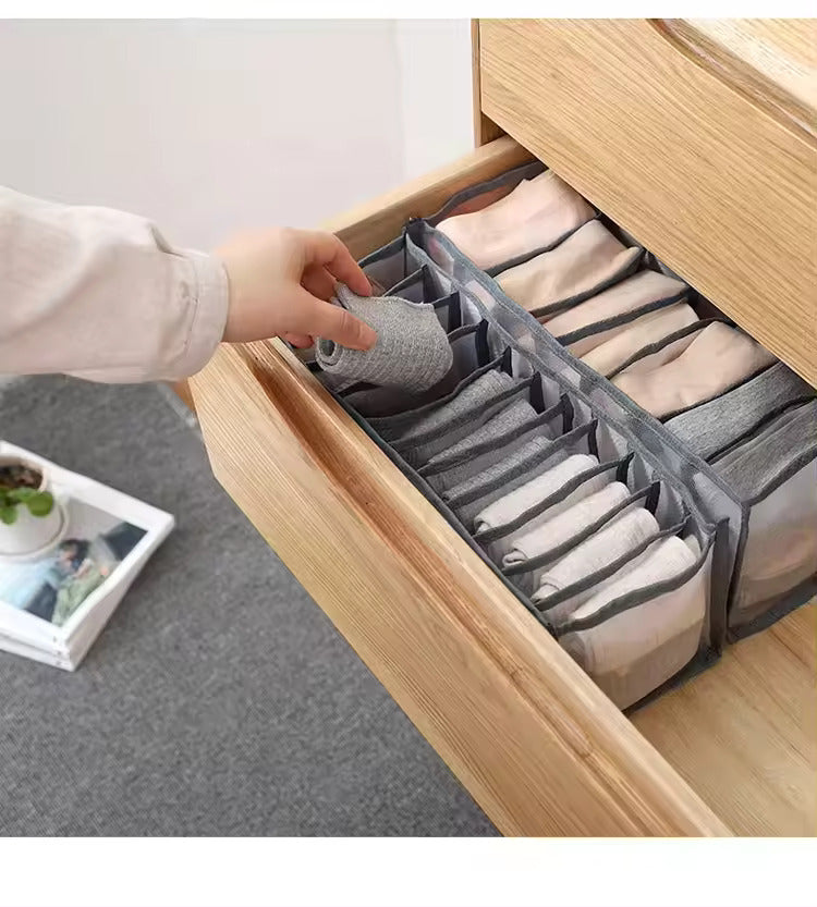 11-Grid Mesh Underwere Closet Oganizer for Storage Small Clothes