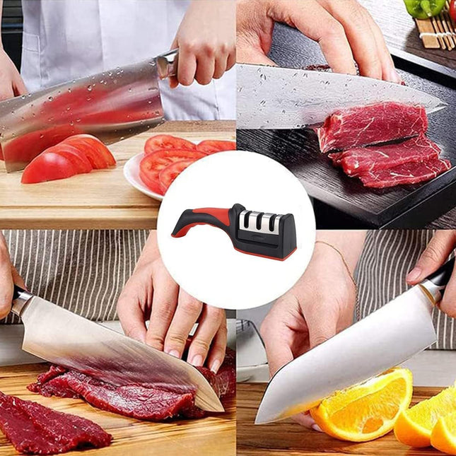 Kitchen Knife Sharpener Rod, Knives Sharpening Tool for Steel Knives