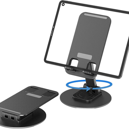 Universal Metal Cell Phone Stand, Multi-Angel Adjustable 360° Rotation