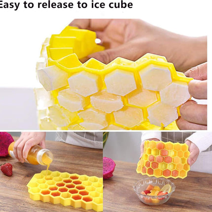 Silicone Ice Cube Tray 37 grid Ice-making Tray.