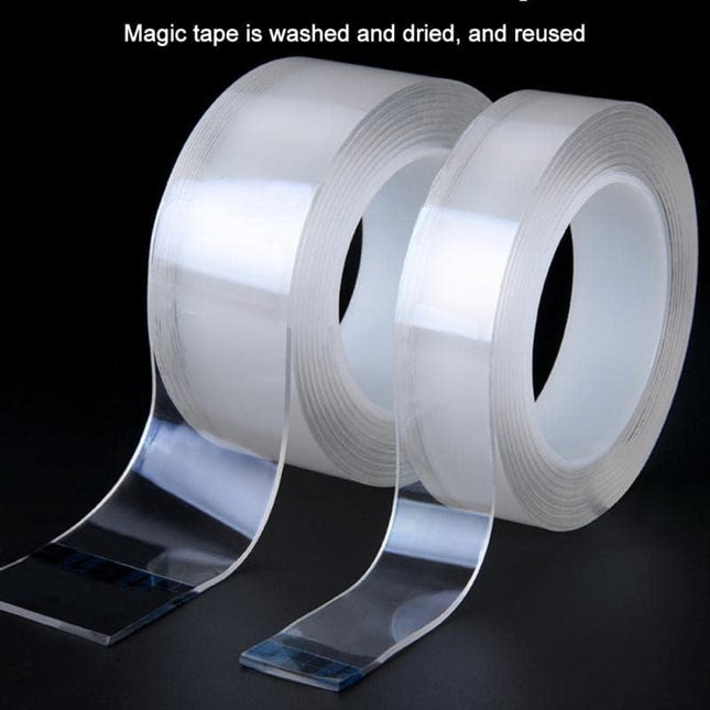 Premium Quality - 1M length 3 CM width Nano Magic Double Side Adhesive Tape