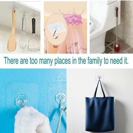 Adhesive Hooks Kitchen Wall Hooks 4 Pcs