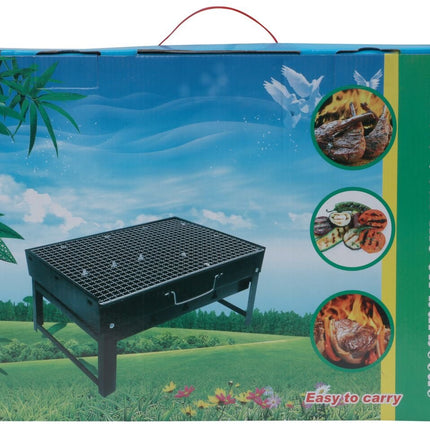Barbeque Grill ,Outdoor Picnic Camping Grill 37 cm x 27 cm x 19 cm Portable Grill for Garden,Travel.