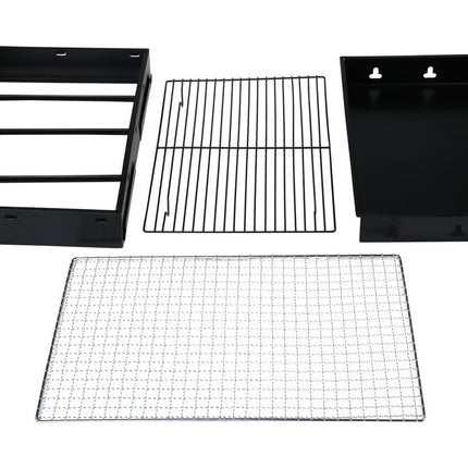 Barbeque Grill ,Outdoor Picnic Camping Grill 37 cm x 27 cm x 19 cm Portable Grill for Garden,Travel.