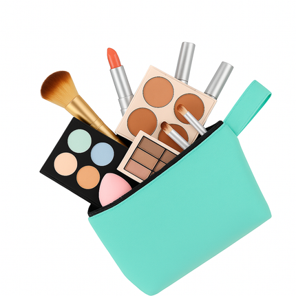 3-Pack Canvas Zipper Pouch – Multi-Purpose Cotton Makeup, Toiletry & DIY Craft Bags