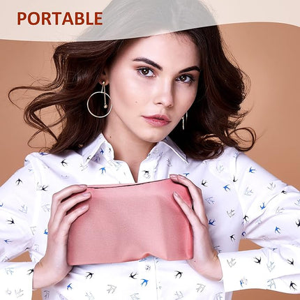 3-Pack Canvas Zipper Pouch – Multi-Purpose Cotton Makeup, Toiletry & DIY Craft Bags