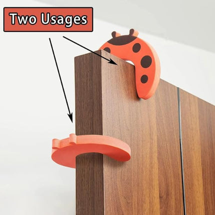 Door Stoppers,Door Pinch Guards Protect Child Fingers & PET Tails
