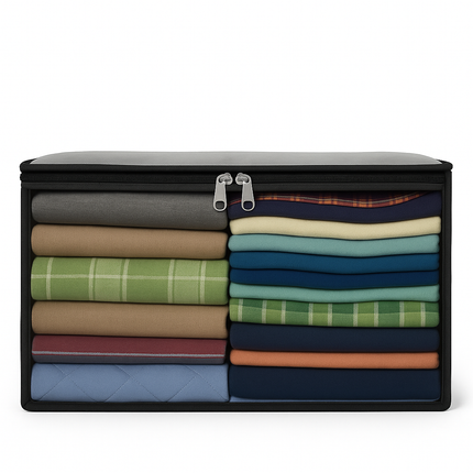 Cloth Storage Bags with Clear Window Shirt,Pant,three pcs Organizer