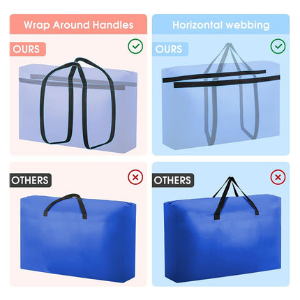 Extra Large Moving Storage Bag for Travel, Home Shift or Multipurpose use