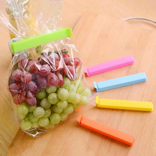12PCS Food Bag Clips For Food Storage,Plastic Bag Sealing Clips for Snack Storage.