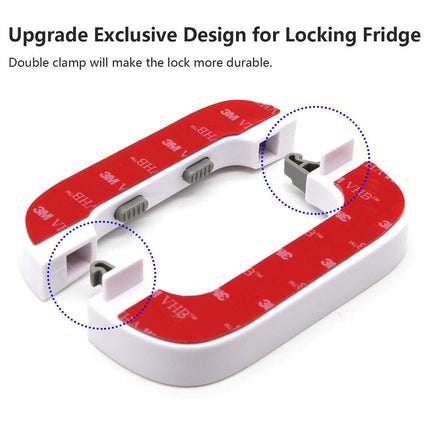 Refrigerator Child Safety Lock Anti-Pinch Hand Cabinet Door Lock Multi-Function