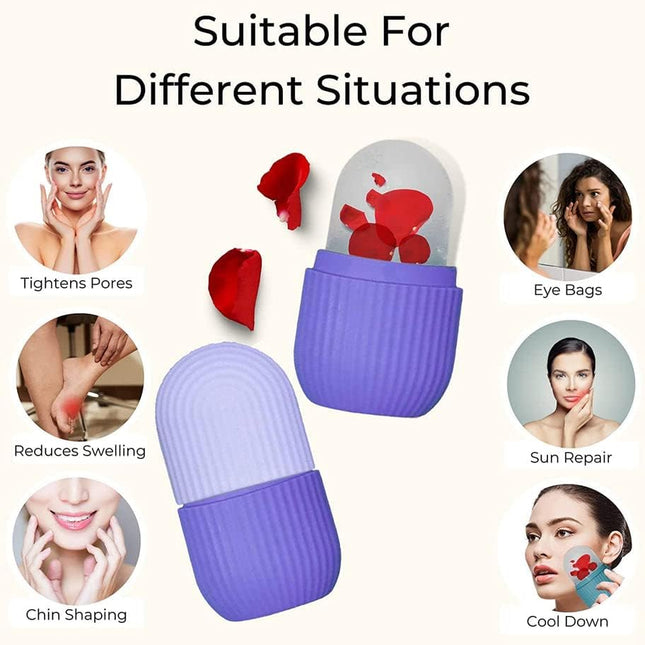 Ice Roller forFace Massager, Neck and Body, Easy to Use and Carry