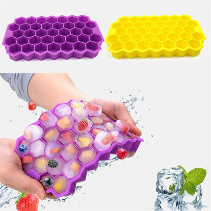 Silicone Ice Cube Tray 37 grid Ice-making Tray.