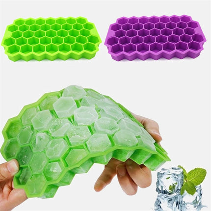 Silicone Ice Cube Tray 37 grid Ice-making Tray.