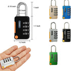 Lock 4 Digits Combination Mini Size Padlock Waterproof Outdoor Heavy Duty