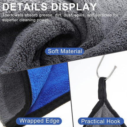 Microfiber Towels Coral velvet Washing and Detailing Towels for Cleaning