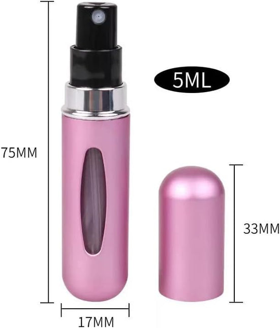 Travel Perfume Rechargeable  Spray Bottle Mini Refillable Spray Jar Scent Pump