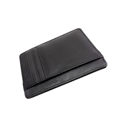 RFID Blocking Card Holder Minimalist Genuine Leather Slim Wallet