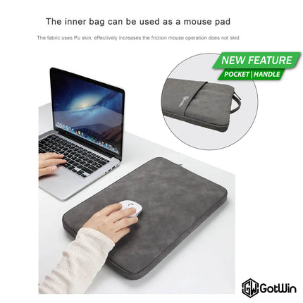 Premium Laptop Sleeve with Front Pocket – Fits 13.3"–15.6"