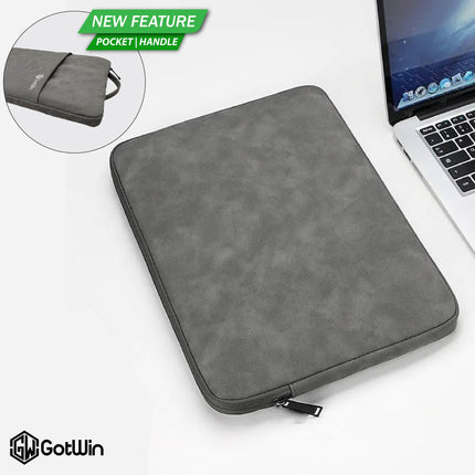 Premium Laptop Sleeve with Front Pocket – Fits 13.3"–15.6"