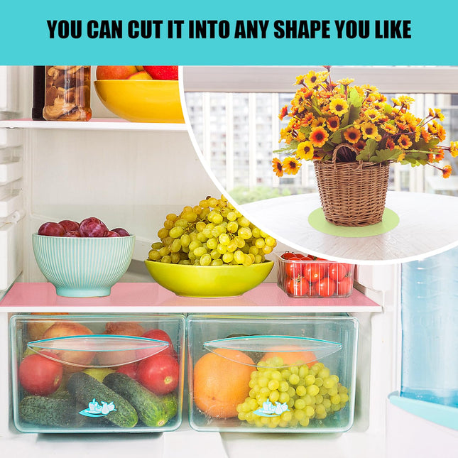 Refrigerator Liners Mats Washable,  Waterproof and Oilproof - 1 Pcs
