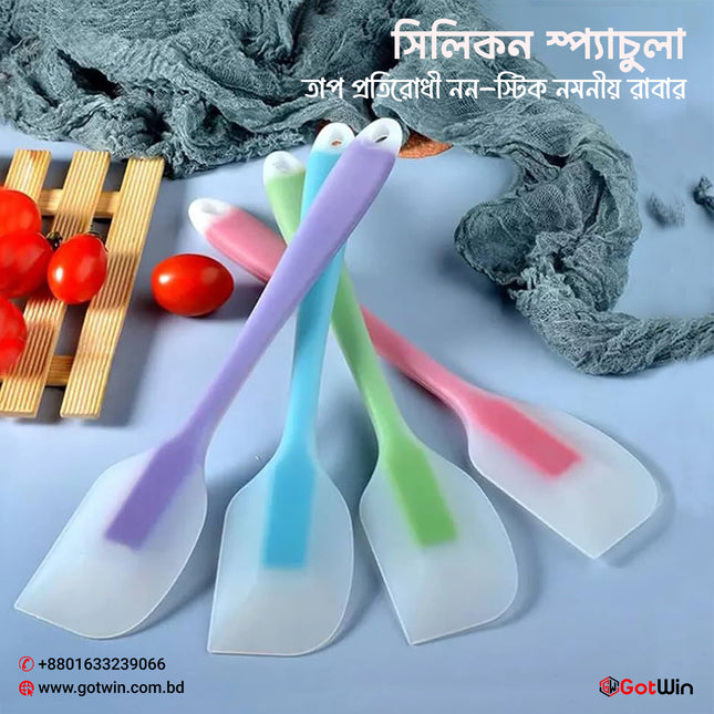 Silicone Spatula Heat Resistant Non-Stick Flexible Rubber