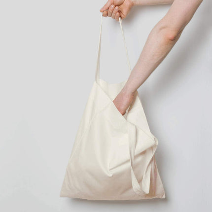 EcoSmart Natural Cotton Tote – Lightweight, Zipperless, Canvas Shopping Bag (Single Piece)
