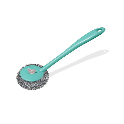 Stainless Steel Scrubber Brush with Long Handle