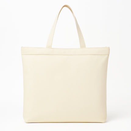 Premium Canvas Tote Bag with Zipper(No Poccket) – 16.5" x 13"
