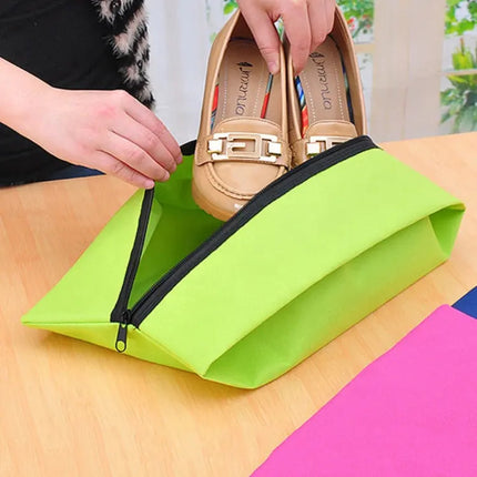 Multicolor dustproof Shoe Storage Bags – Travel Zipper Organizer