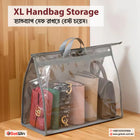 XL Clear Handbag Storage Organizer with Zipper