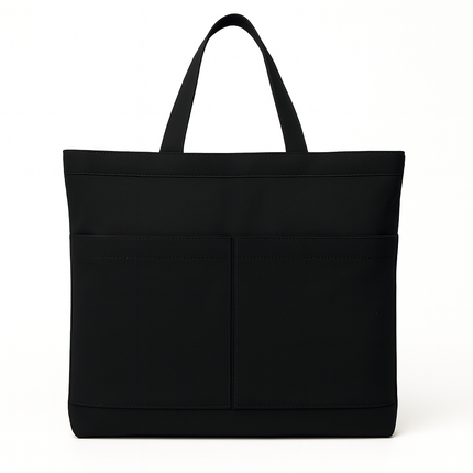 Canvas Tote Bag for Women – Stylish Zippered Handbag with Large Outer Pockets