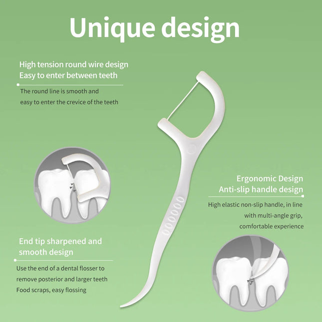 50PCS DENTAL FLOSS STICK