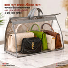 XL Clear Handbag Storage Organizer with Zipper